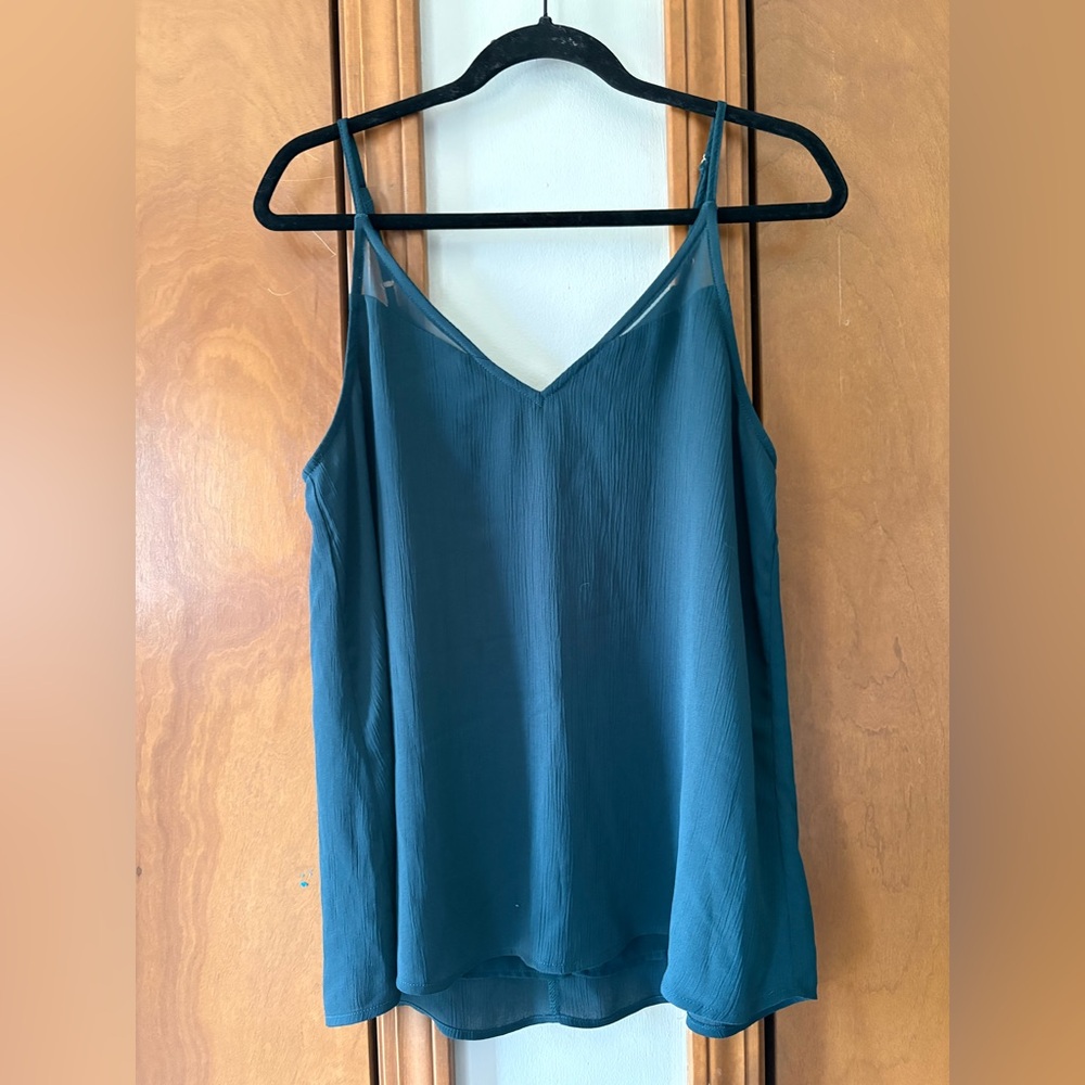 Sophie Rue Teal V-Neck Spaghetti Strap Camisole